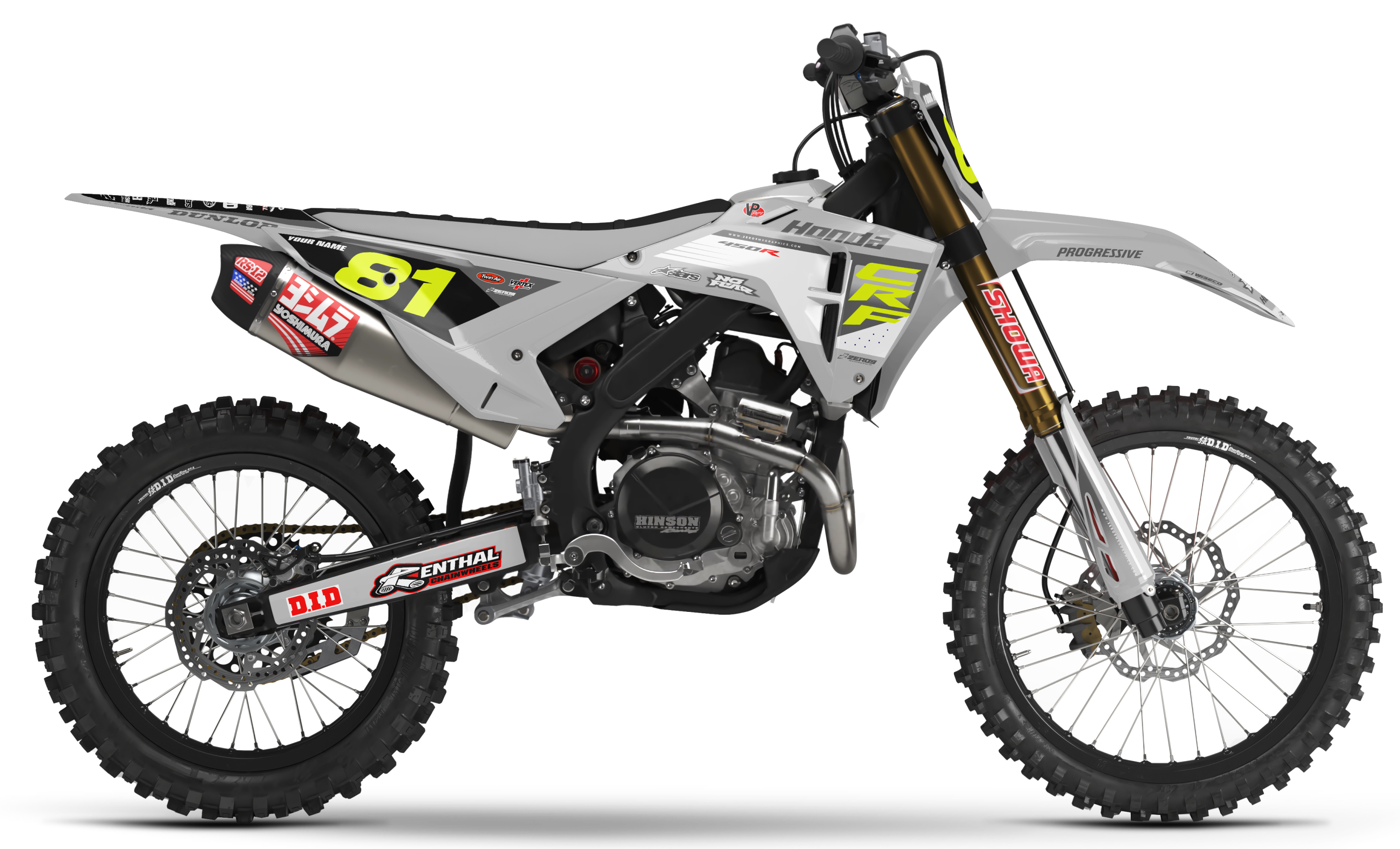 Honda Graphics Kit - APEX | Grey