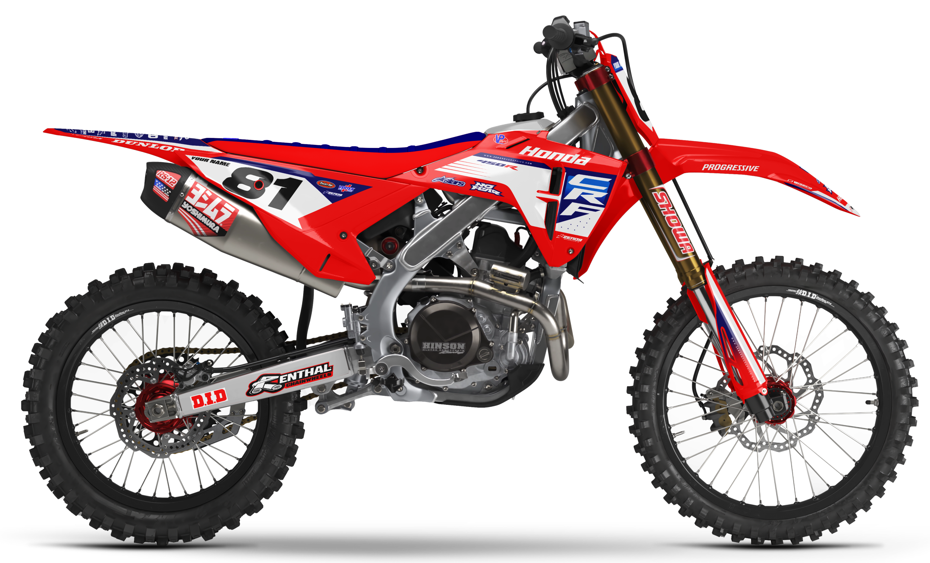 Honda Graphics Kit - APEX | Red