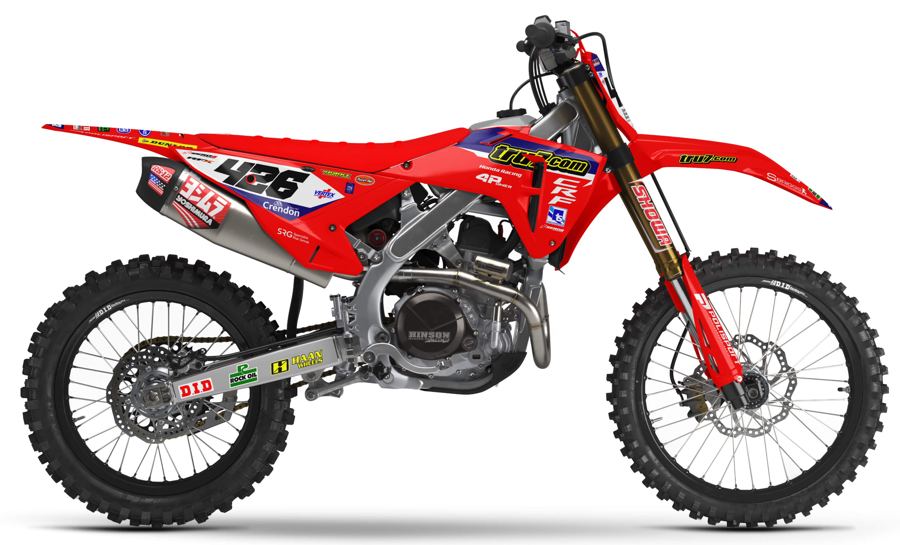 Honda Graphics Kit - TRU 7 | Red
