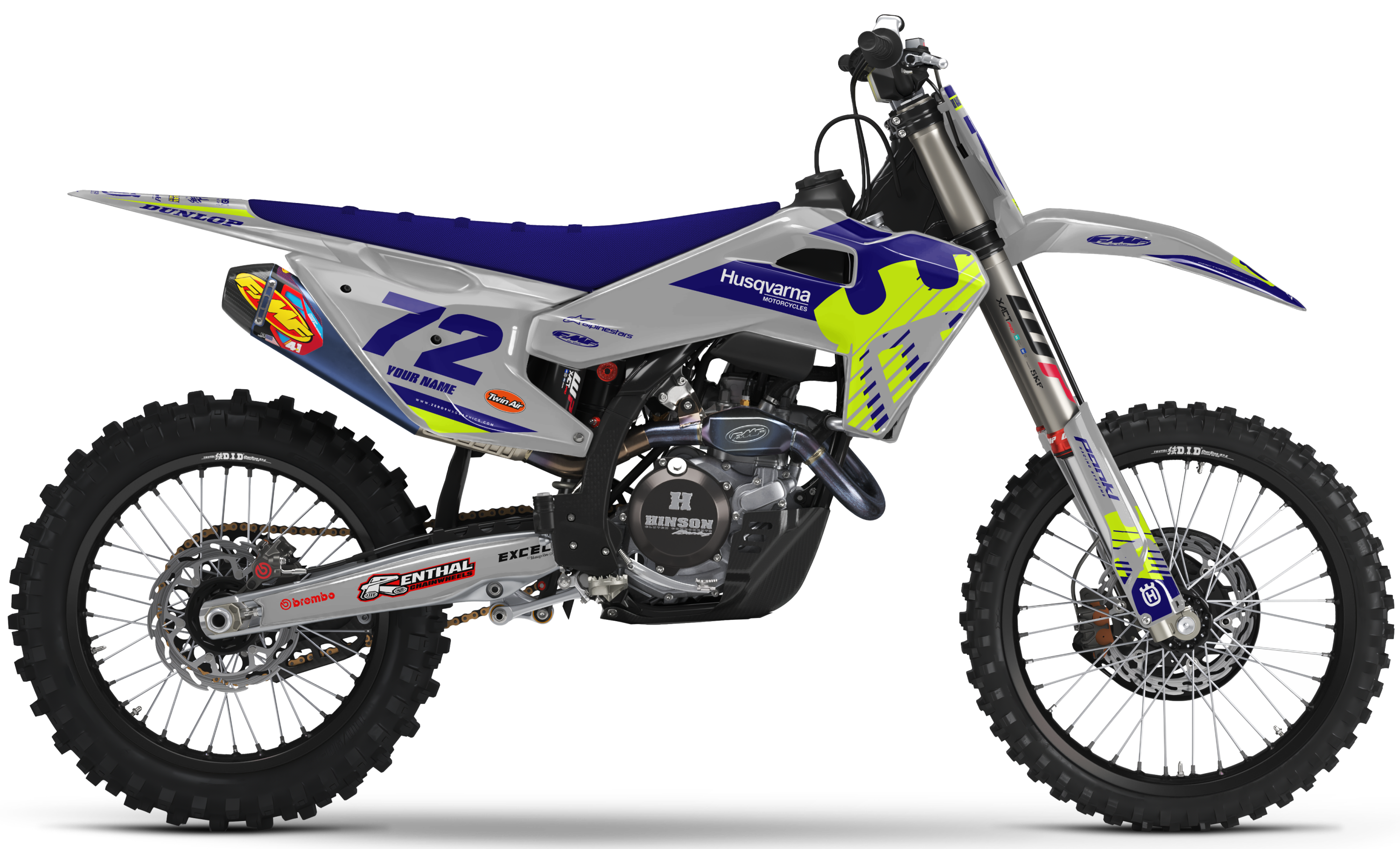 Husqvarna Graphics Kit - APEX | Grey