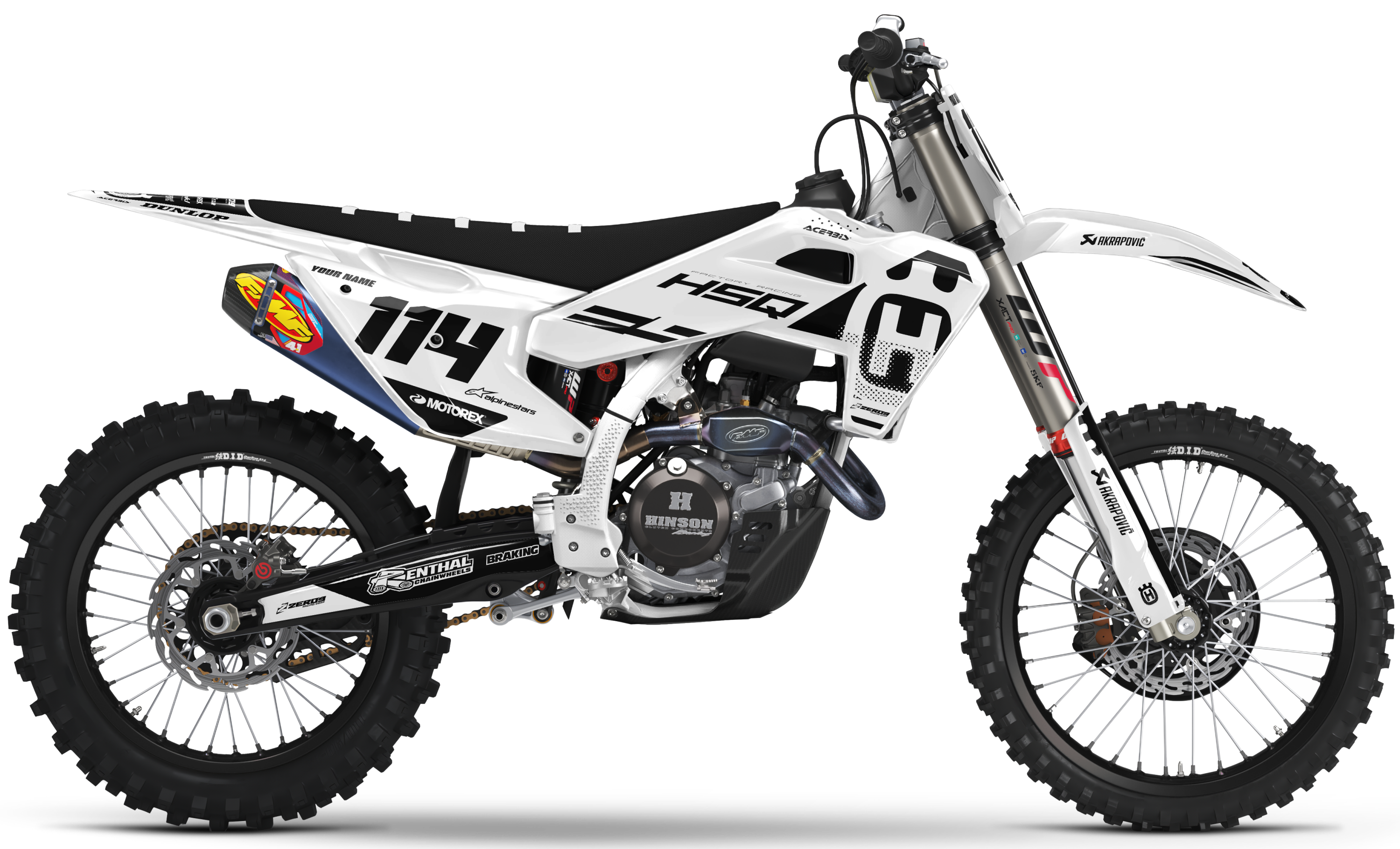 Husqvarna Graphics Kit - EDGE | White