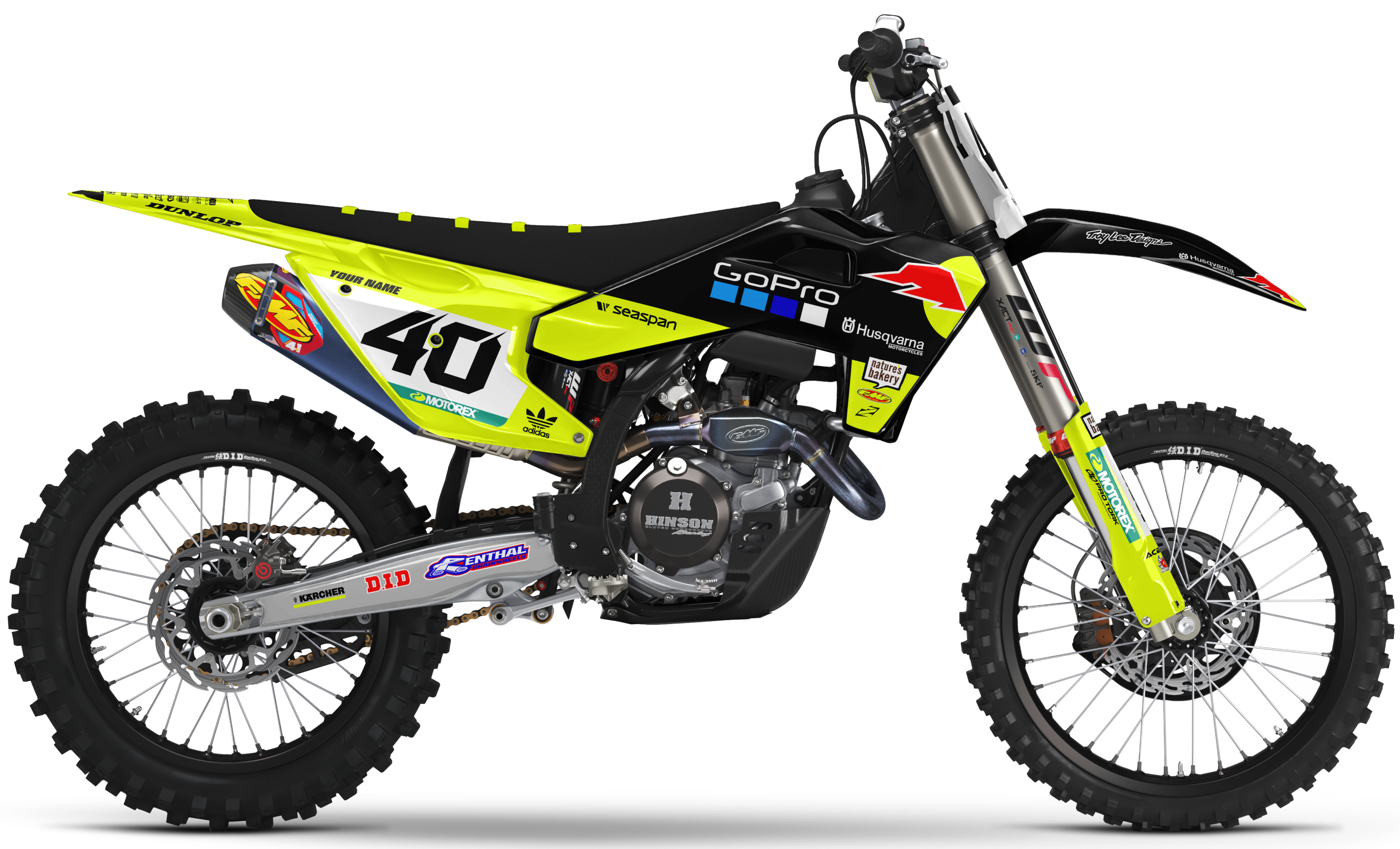 Husqvarna Graphics Kit - GO PRO | Black