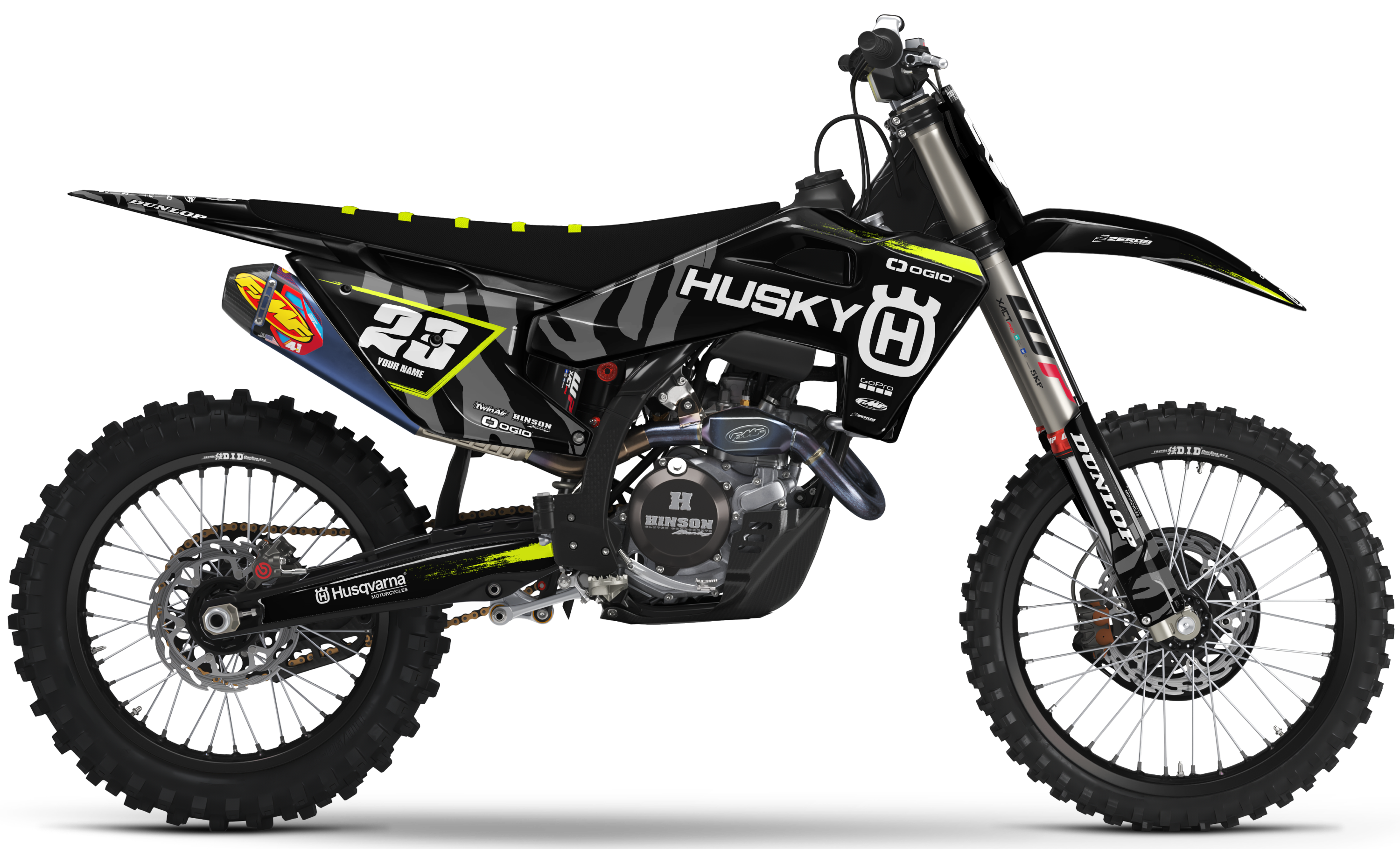 Husqvarna Graphics Kit - HYPE | Black
