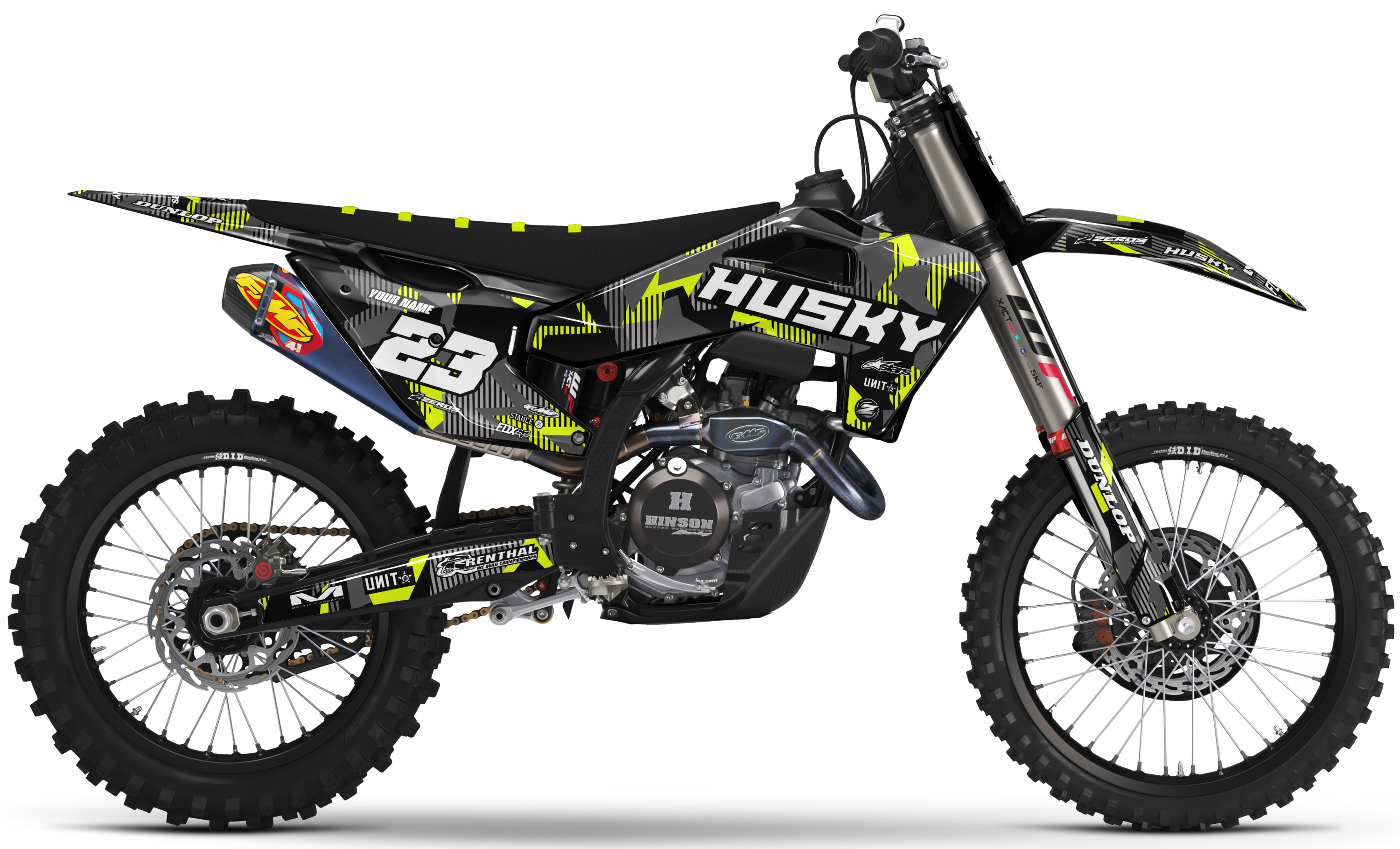 Husqvarna Graphics Kit - LAZR | Black
