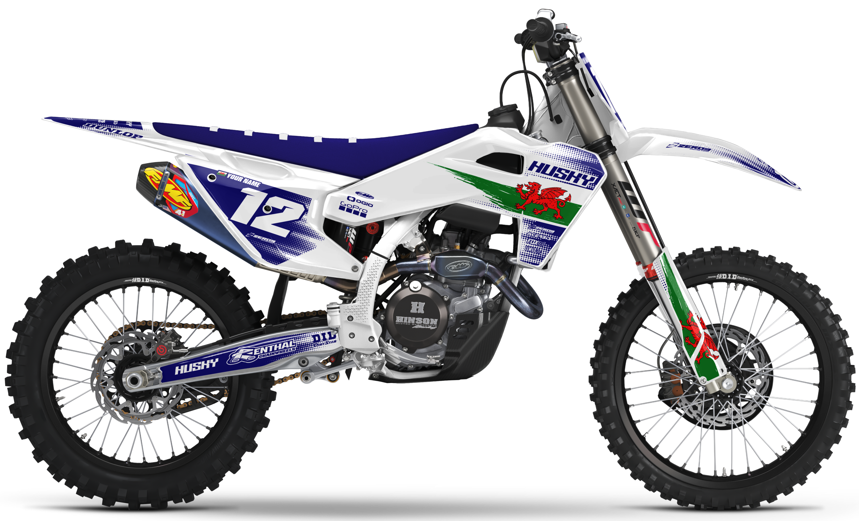 Husqvarna Graphics Kit - PATRIOT | Wales