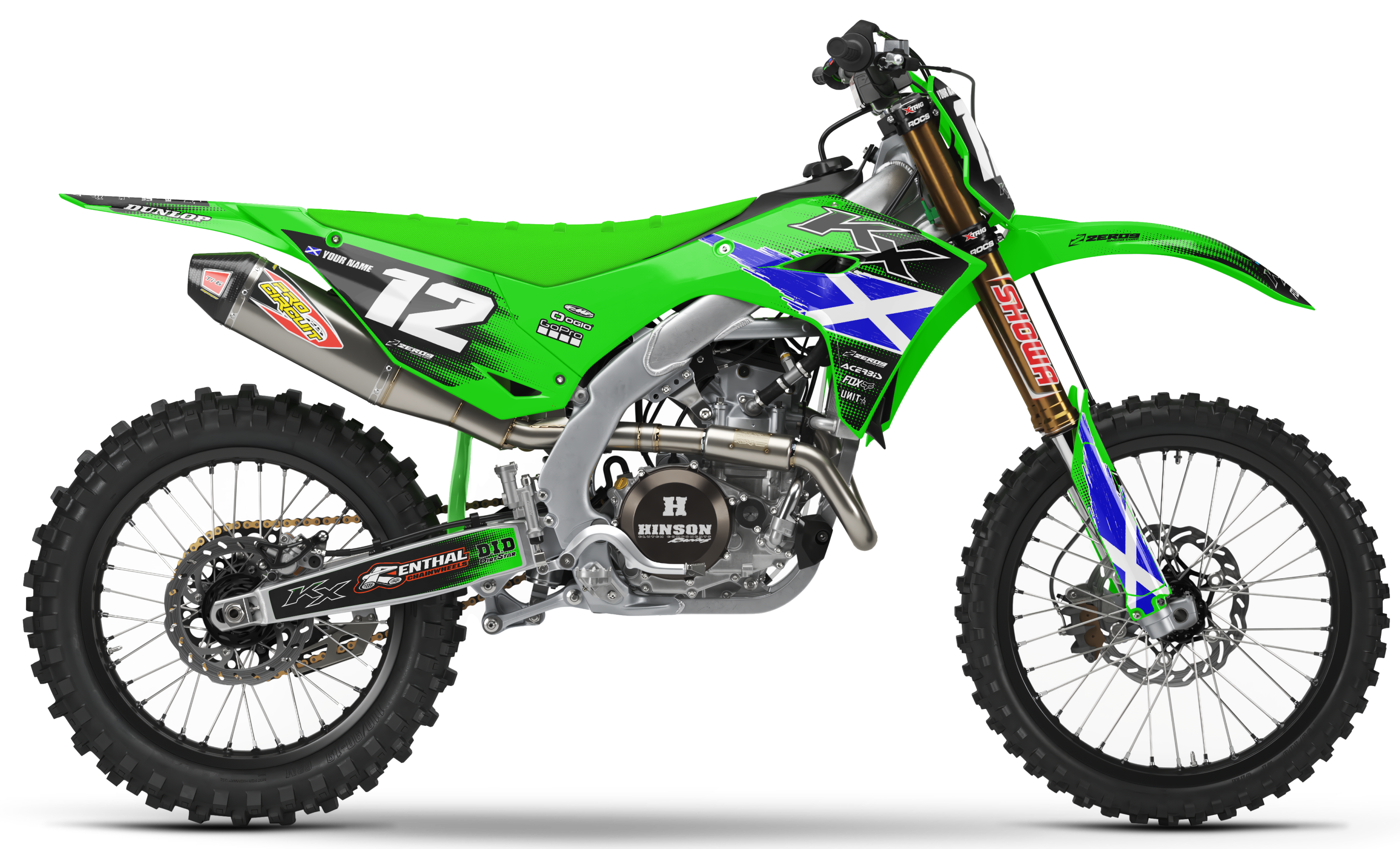 Kawasaki Graphics Kit - PATRIOT | Scotland