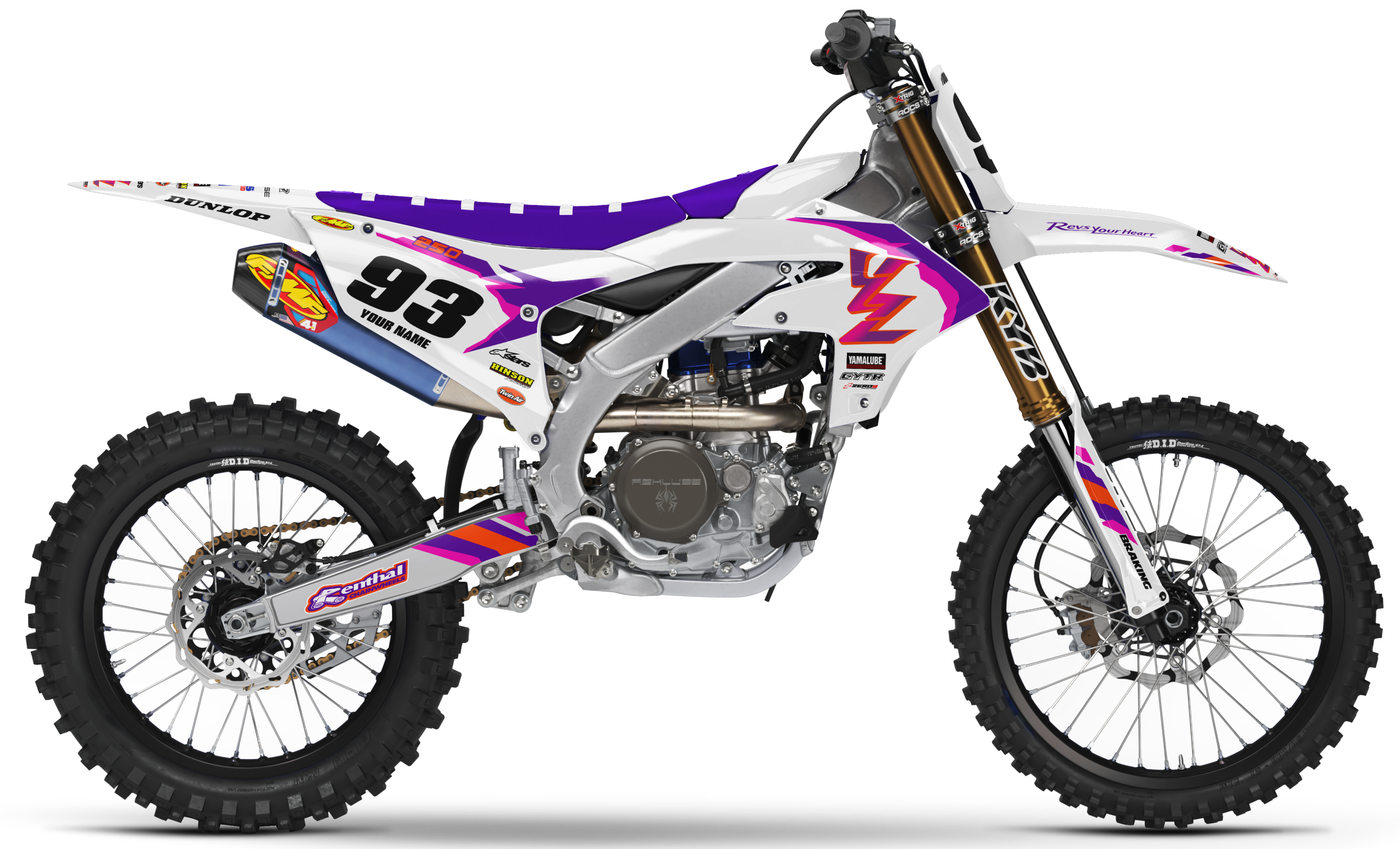 Yamaha Graphics Kit - 50th ANNIVERSARY | White