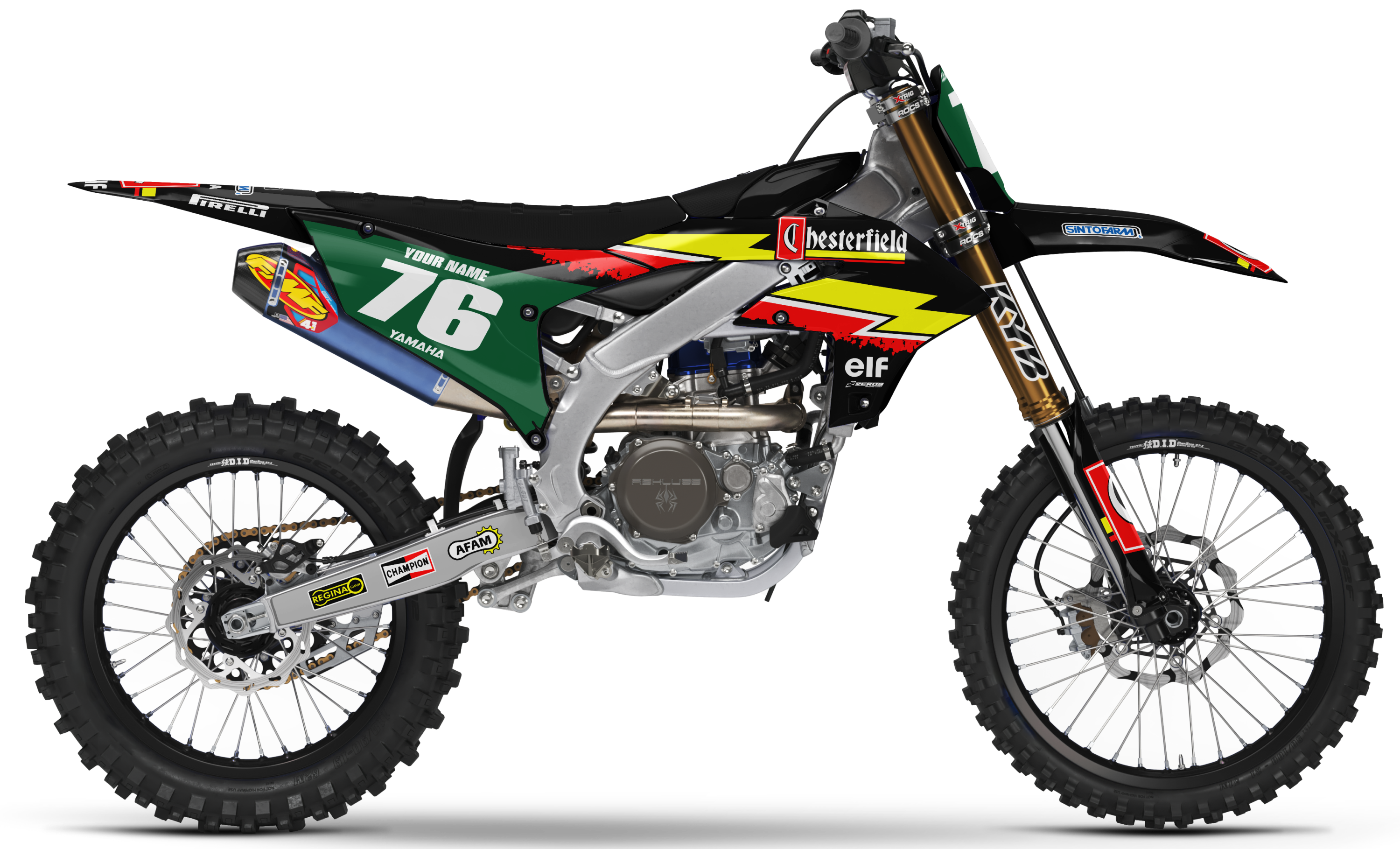 Yamaha Graphics Kit - CHESTERFIELD | Black
