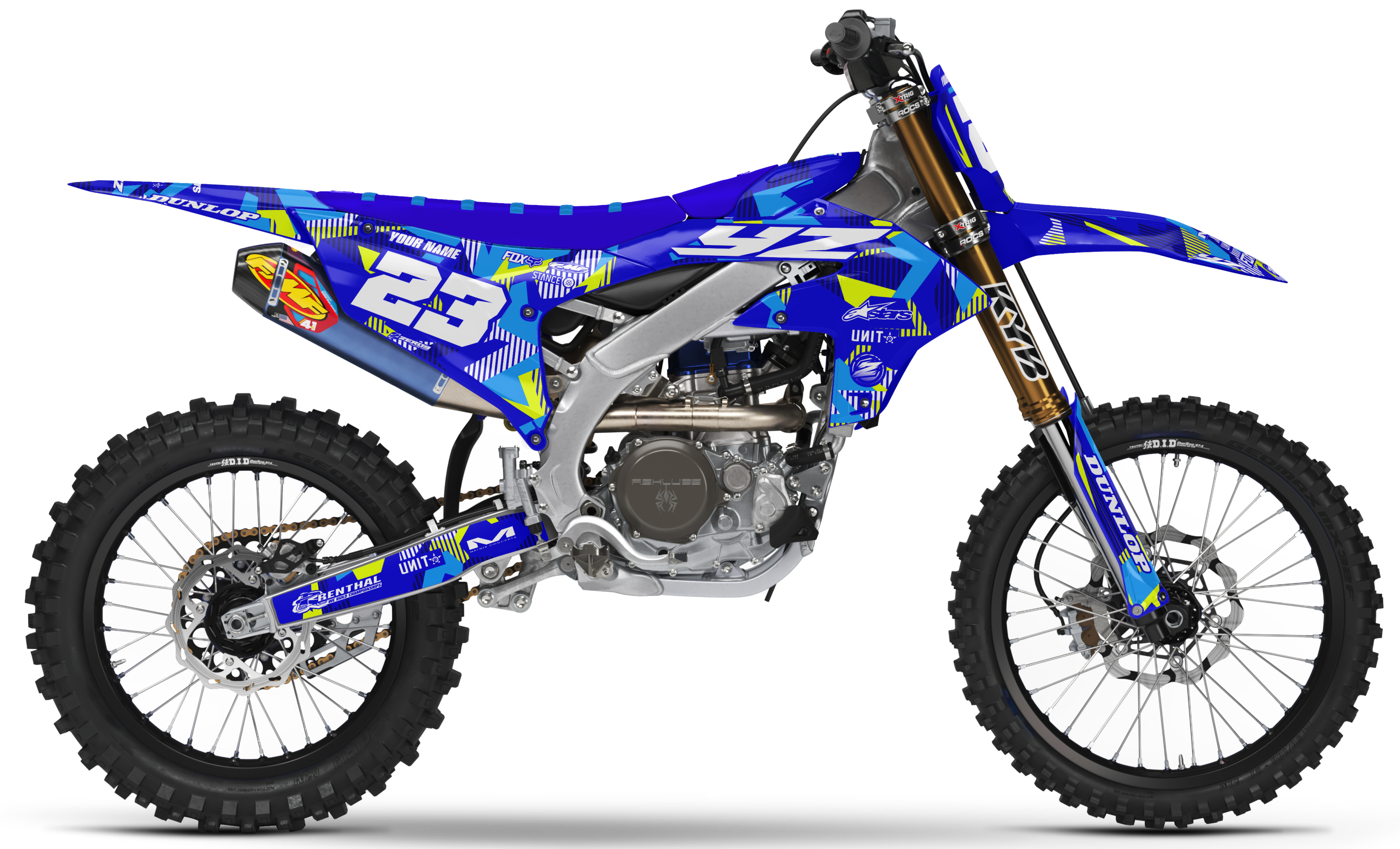Yamaha Graphics Kit - LAZR | Blue