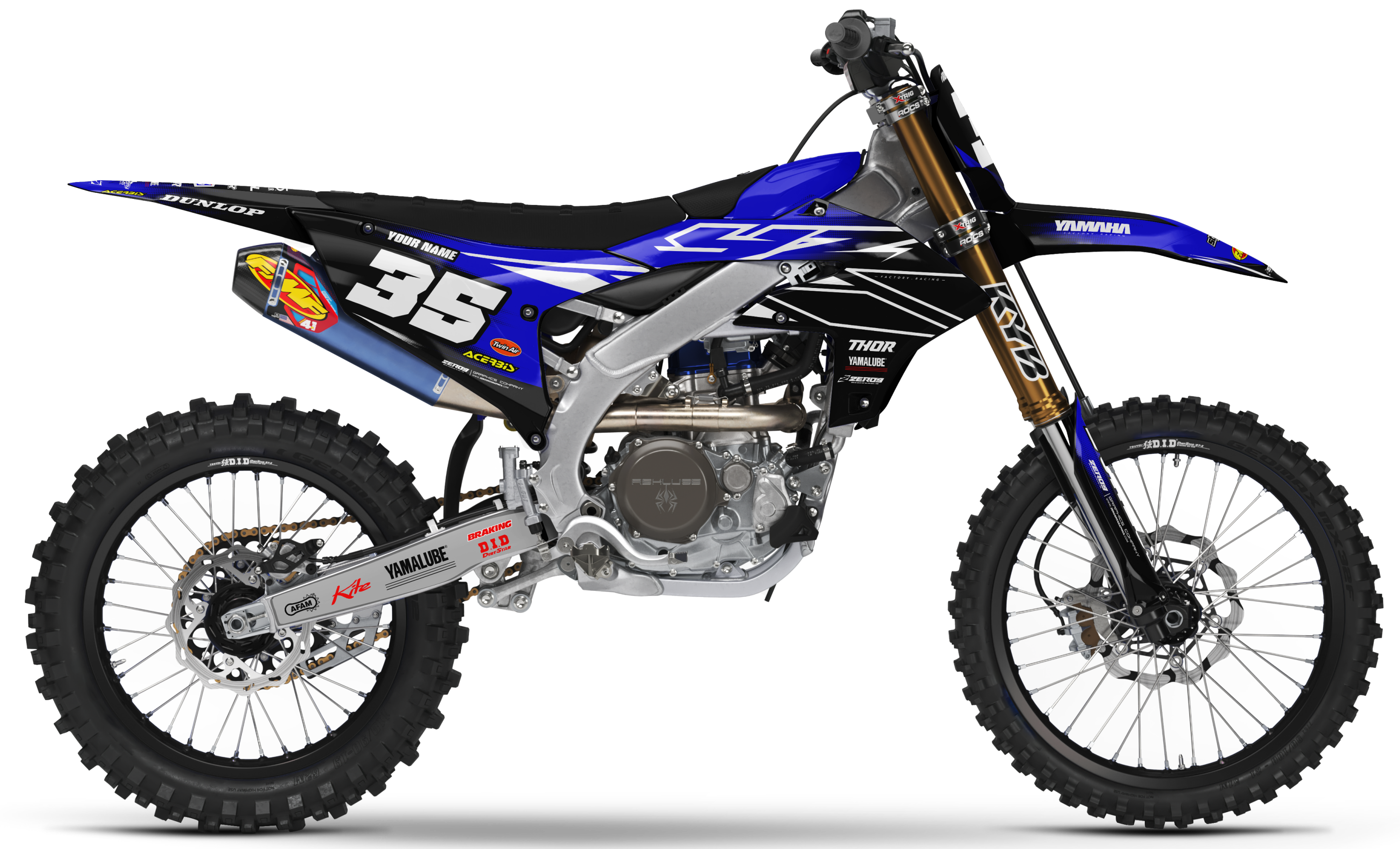 Yamaha Graphics Kit - POWR | Black