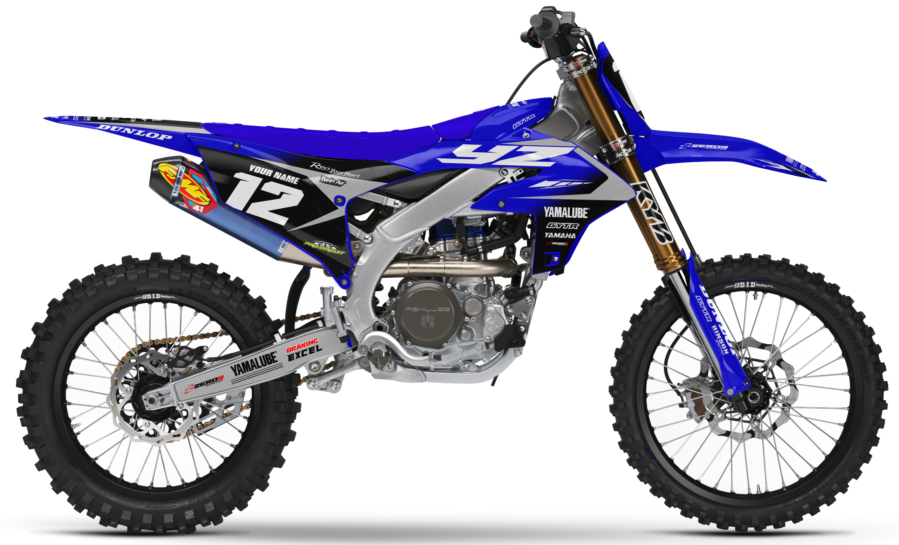 Yamaha Graphics Kit - PRIME | Blue/Grey