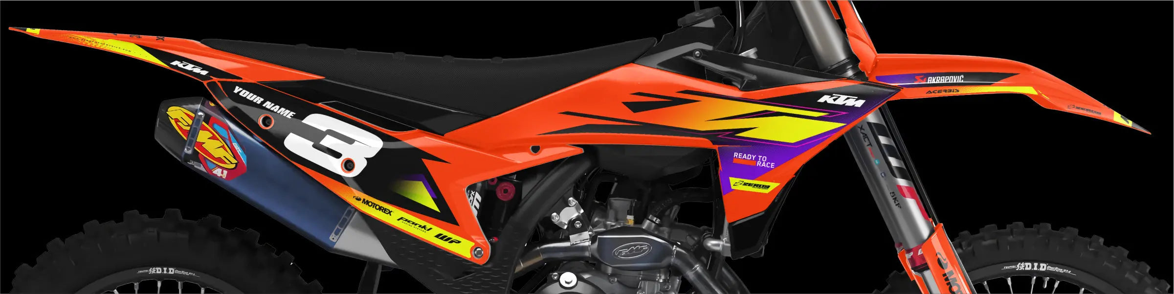 KTM Graphics Kits - Premium Motocross Graphics - ZERO9 MX GRAPHICS