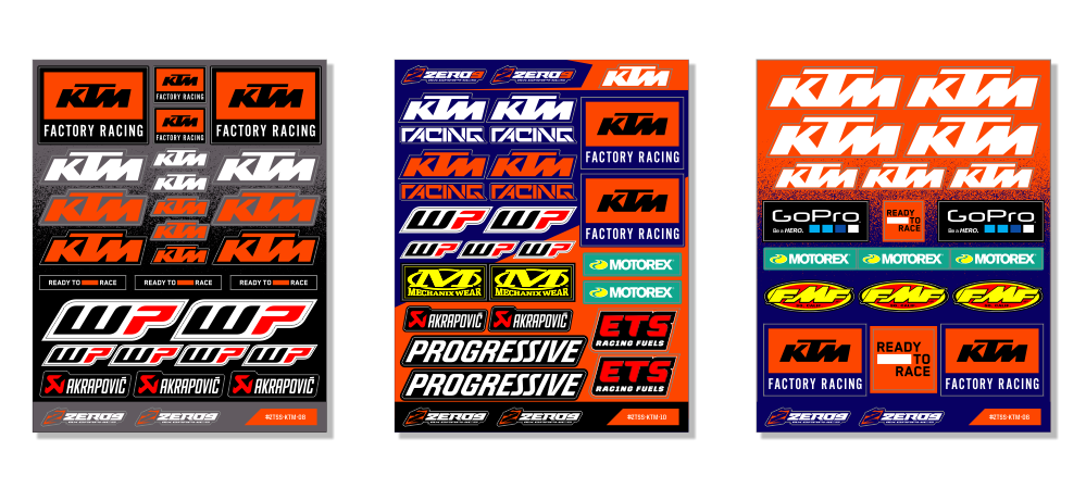 Stark Sticker Sheets - Motocross Decals | ZERO9 MX Graphics