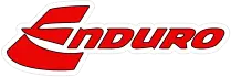 Enduro logo with red and black design.