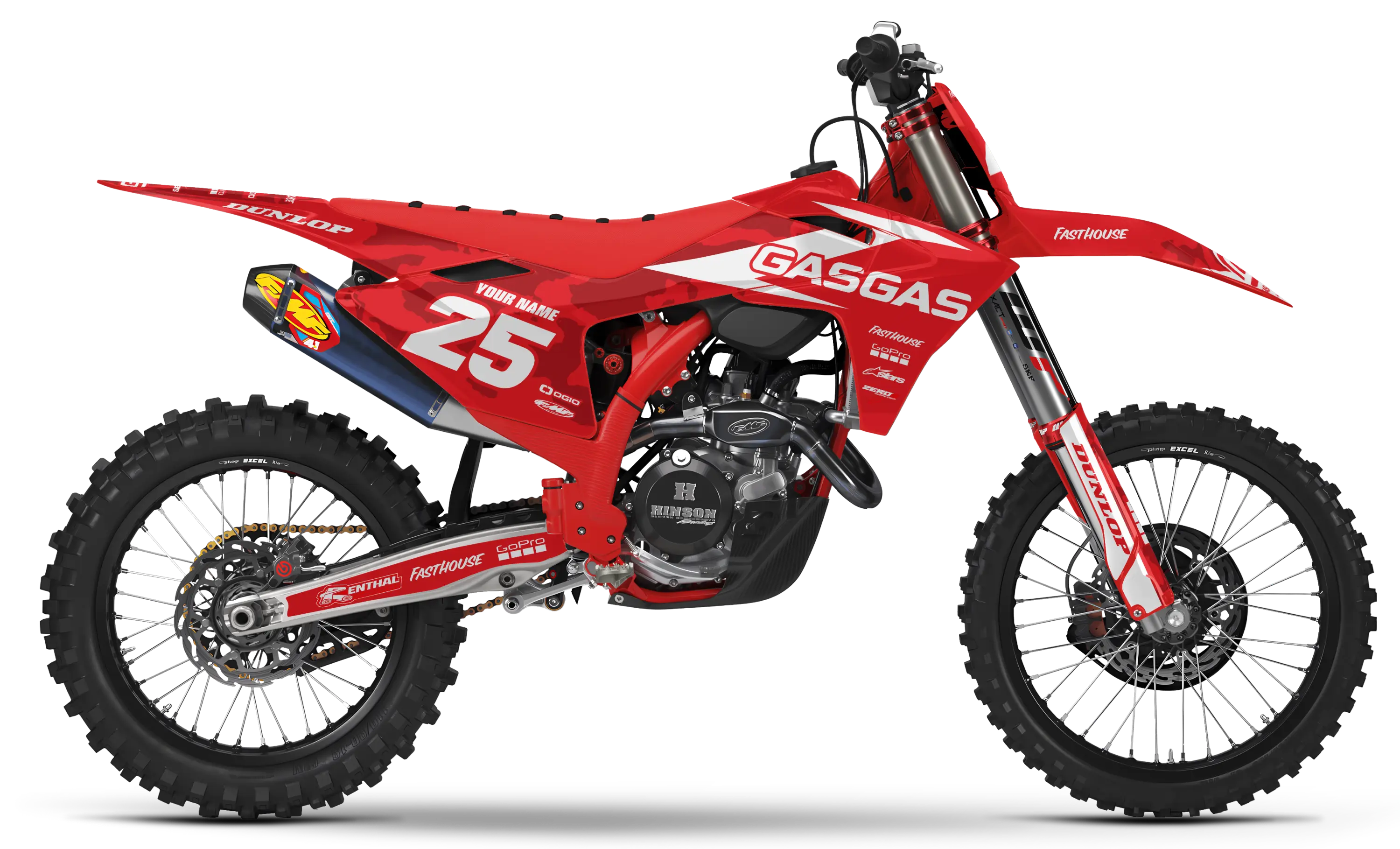 GASGAS Graphics Kit - CAMO | Red  GRAPHIC KIT 