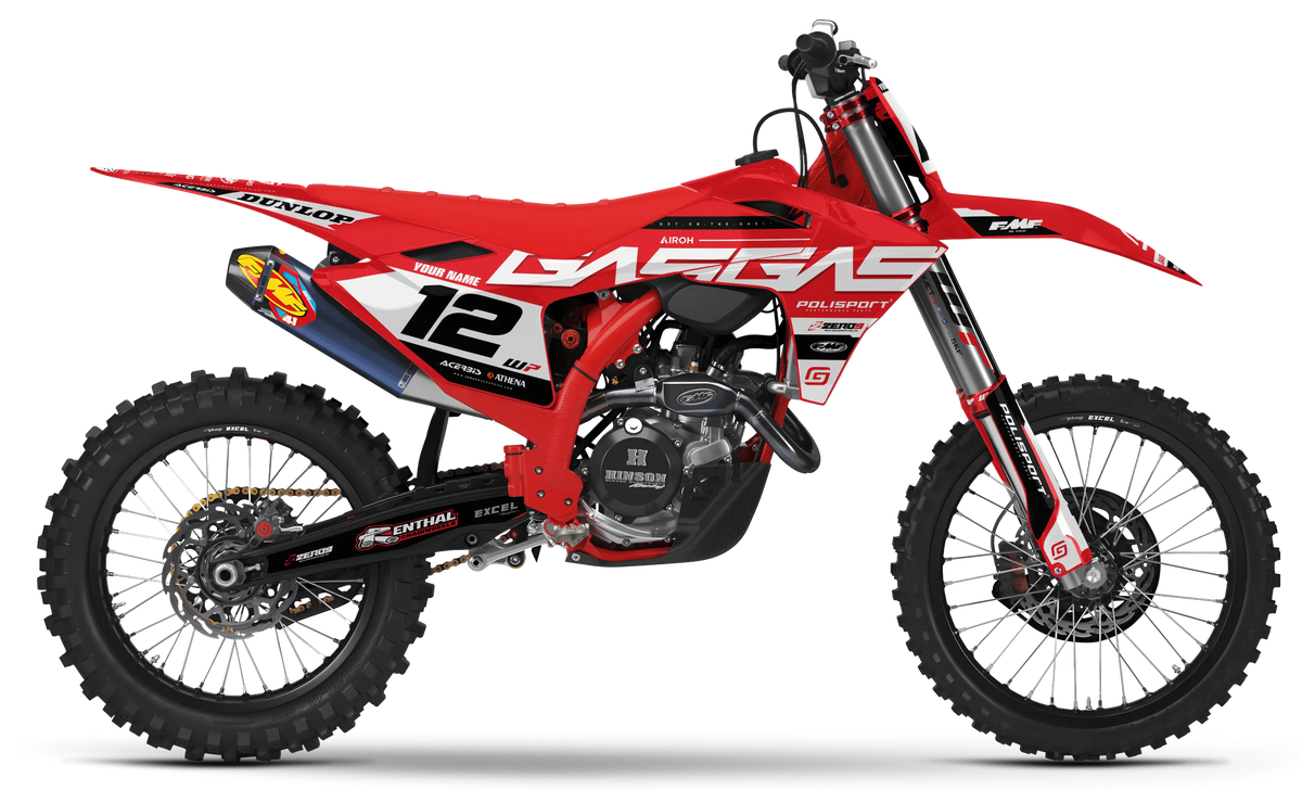 GASGAS Graphics Kit - DIRT | Red  GRAPHIC KIT 