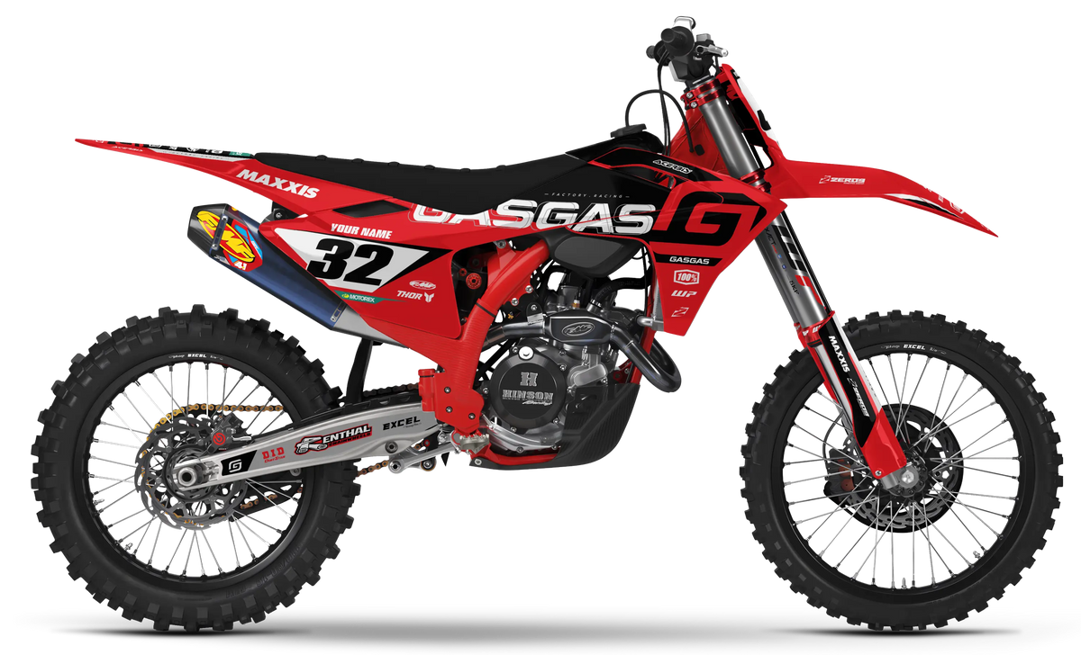 GASGAS Graphics Kit - ICON | Red  GRAPHIC KIT 