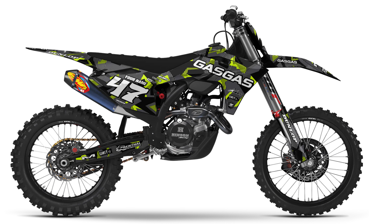 GASGAS Graphics Kit - LAZR | Black  GRAPHIC KIT 