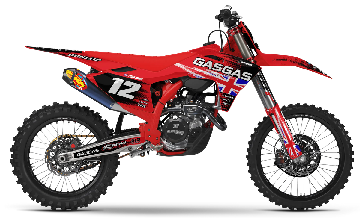 GASGAS Graphics Kit - PATRIOT GB | Red  GRAPHIC KIT 