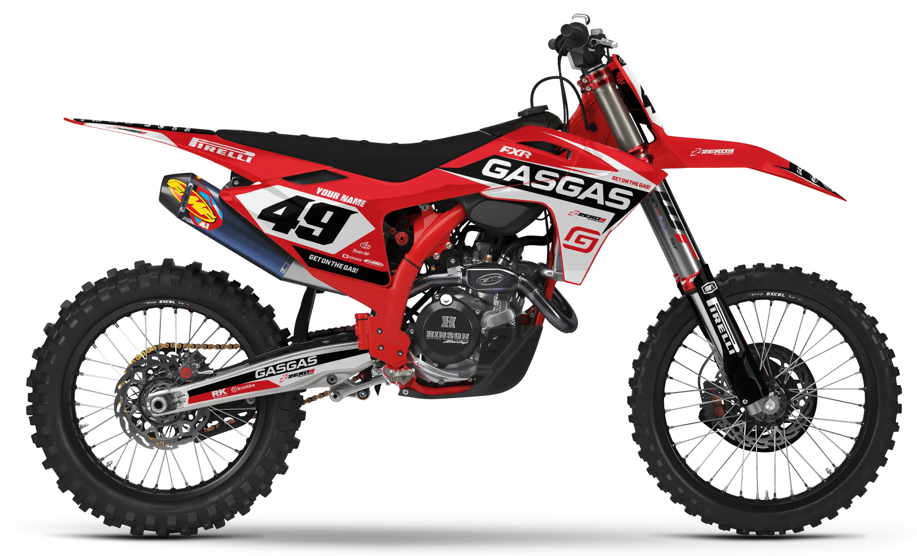 GASGAS Graphics Kit - RACE | Red  GRAPHIC KIT 