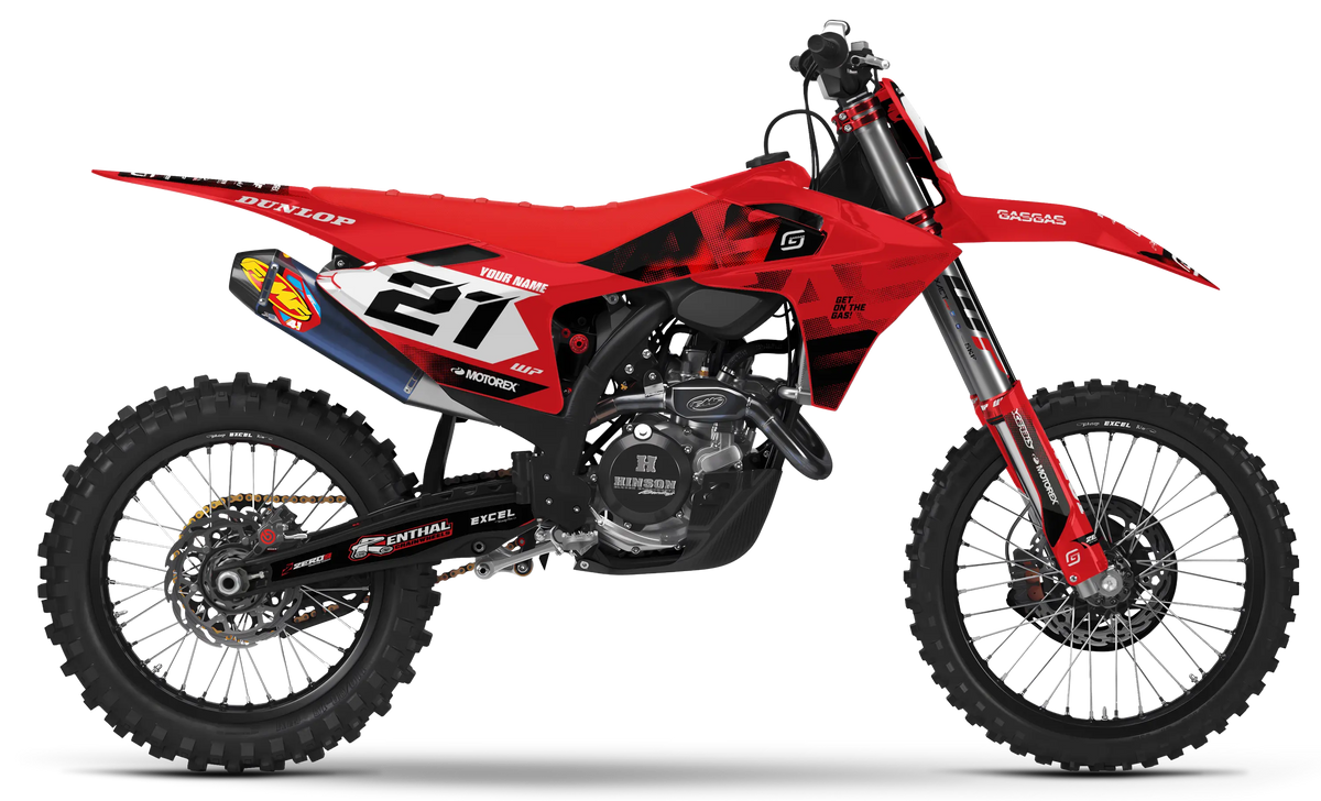 GASGAS Graphics Kit - STOK | Red  GRAPHIC KIT 
