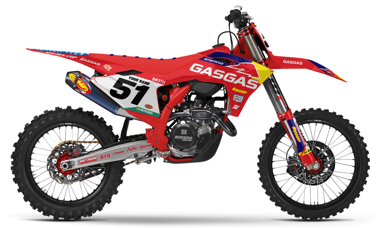 GASGAS Graphics Kit - TEAM | Red  GRAPHIC KIT 