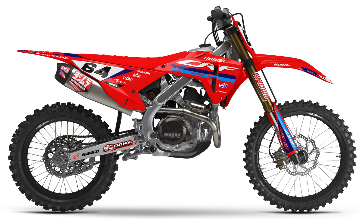 Honda Graphics Kit - EPIC | Red  GRAPHIC KIT 