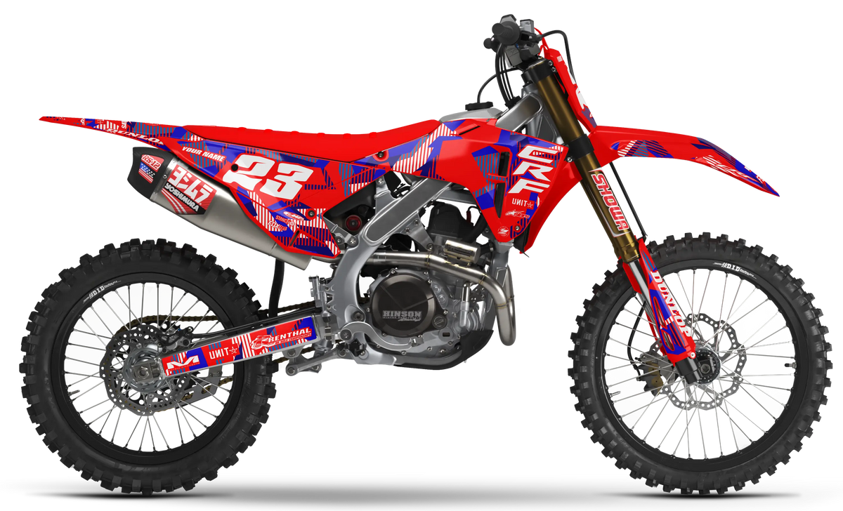 Honda Graphics Kit - LAZR | Red  GRAPHIC KIT 
