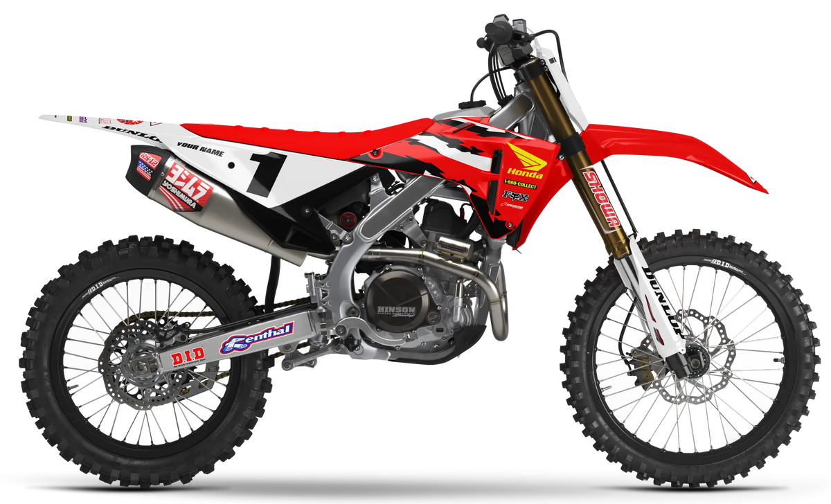 Honda Graphics Kit - MCGRATH | Red  GRAPHIC KIT 