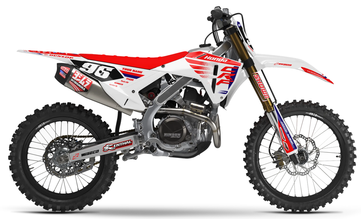 Honda Graphics Kit - POWR | White  GRAPHIC KIT 