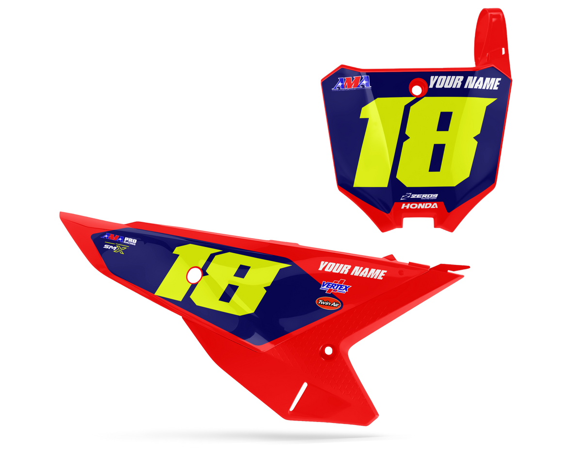 Honda Number Plates - Comp  NUMBER PLATES 