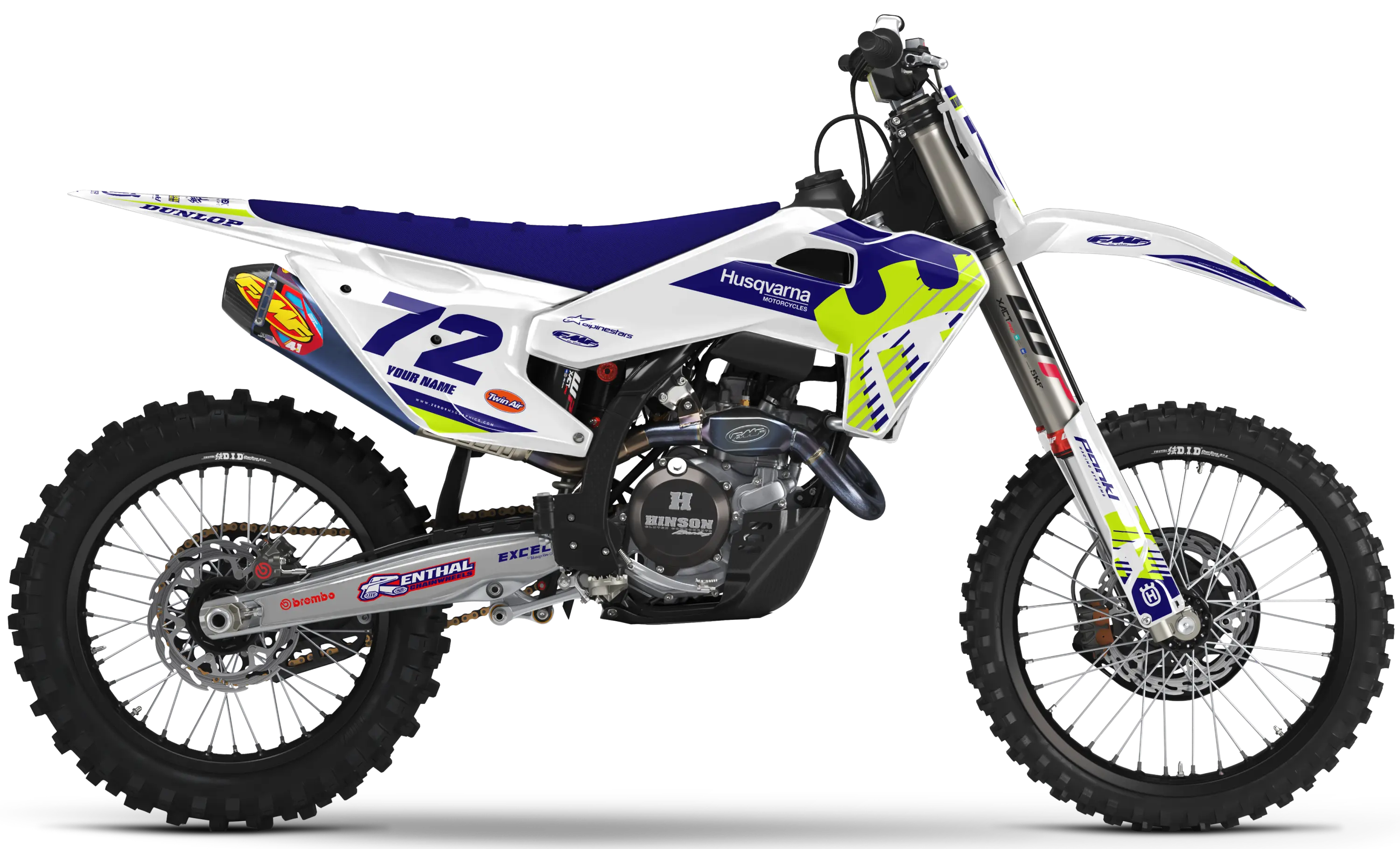 Husqvarna Graphics Kit - APEX | White  GRAPHIC KIT 