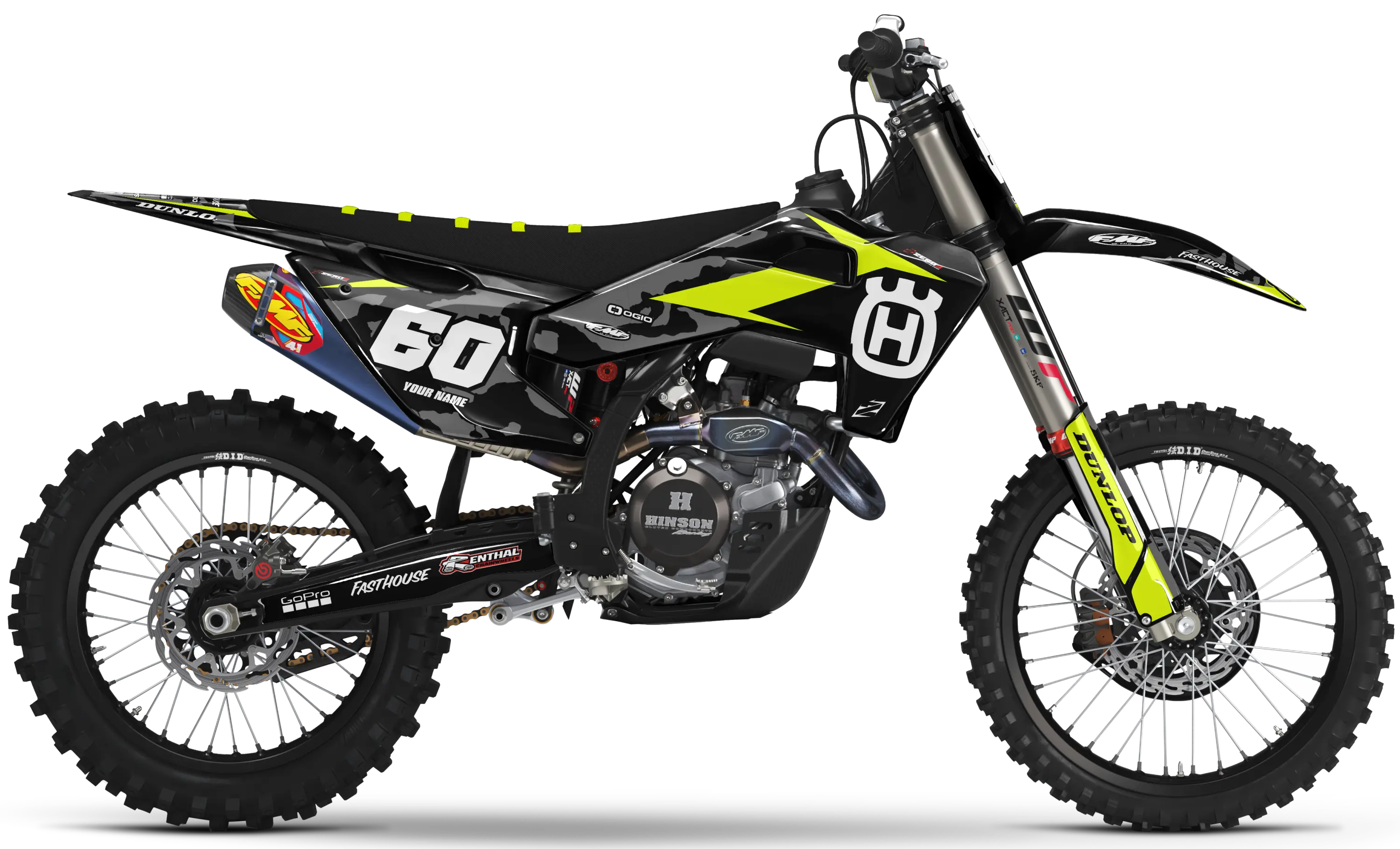 Husqvarna Graphics Kit - CAMO | Black  GRAPHIC KIT 