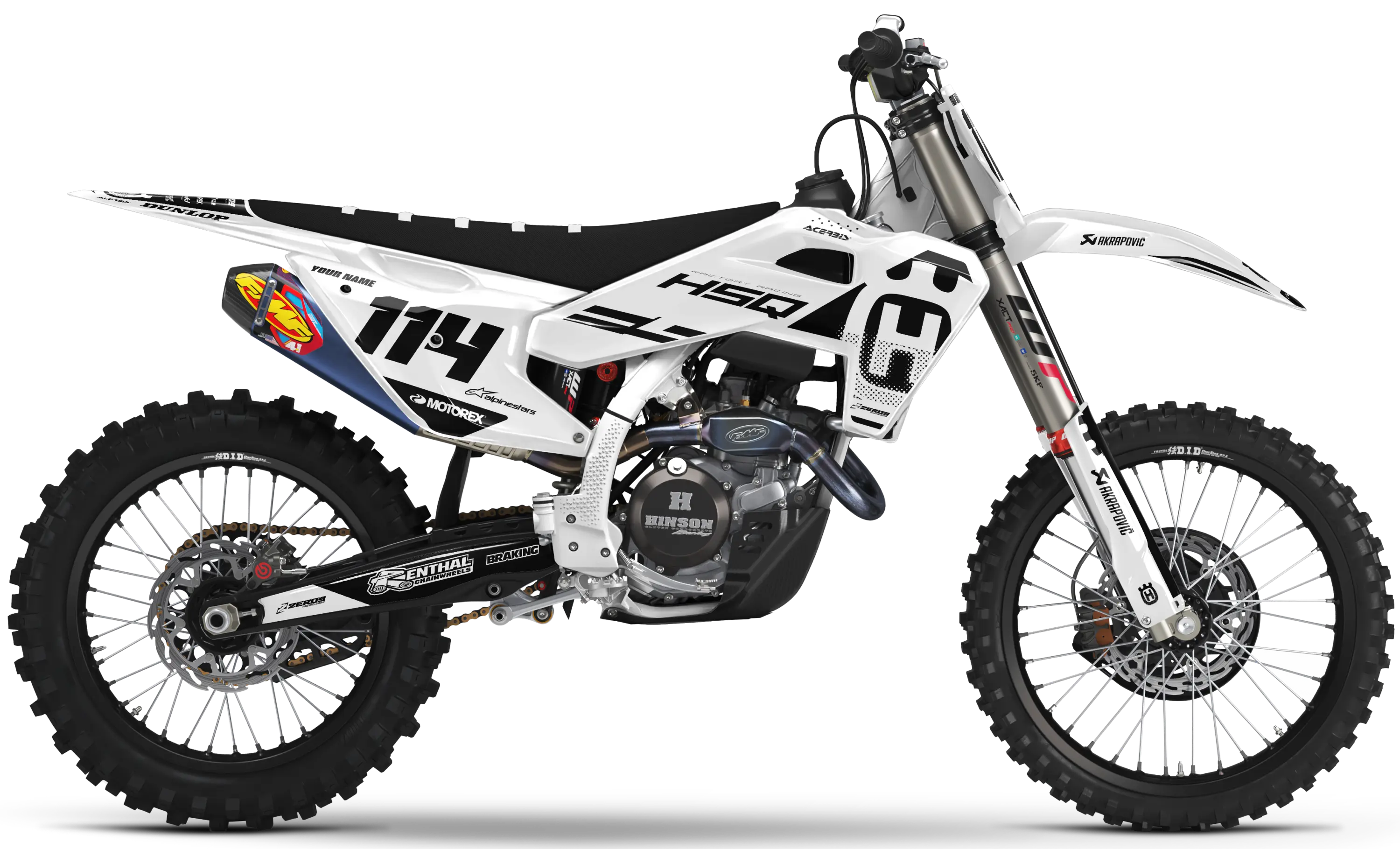Husqvarna Graphics Kit - EDGE | White  GRAPHIC KIT 