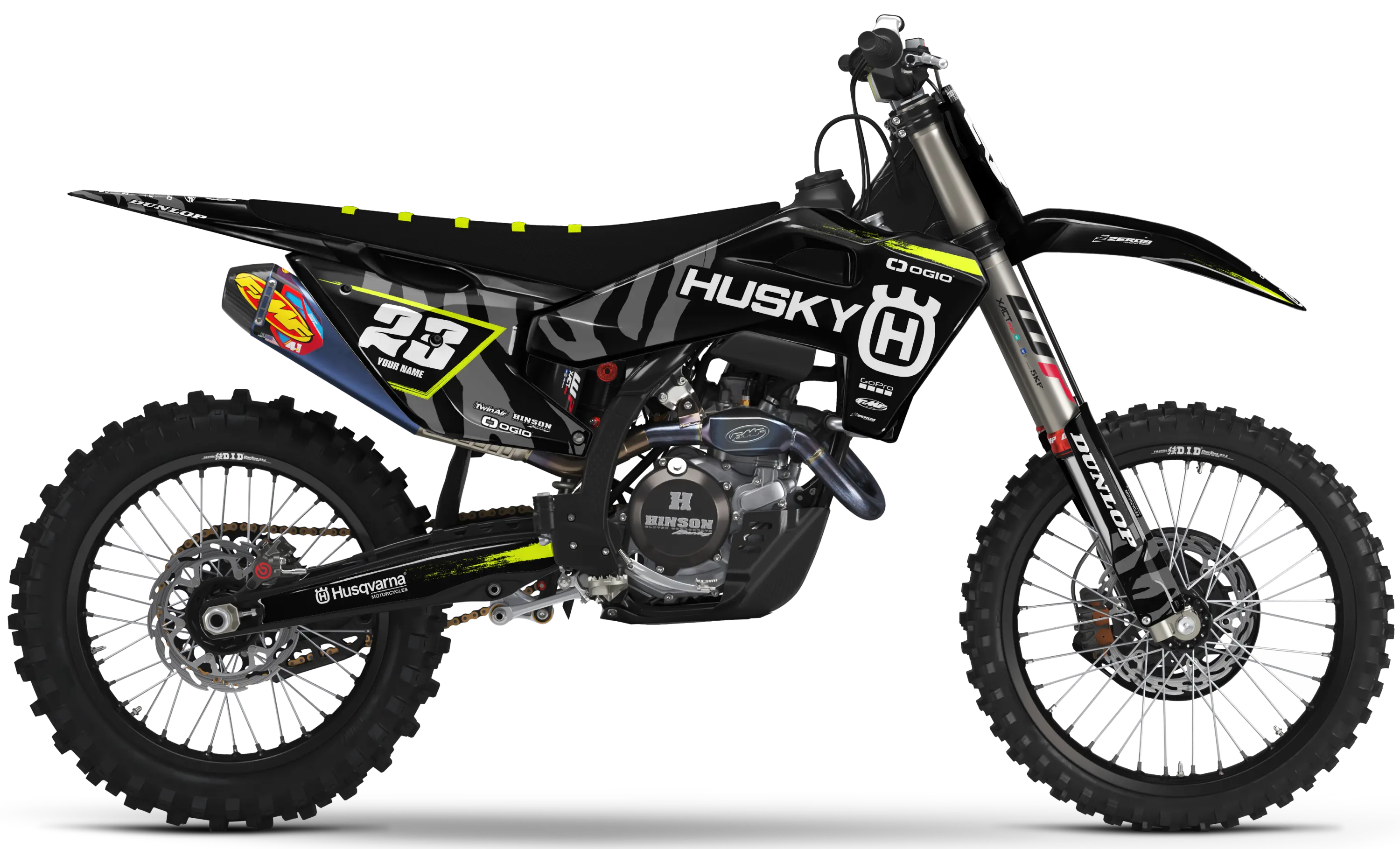 Husqvarna Graphics Kit - HYPE | Black  GRAPHIC KIT 