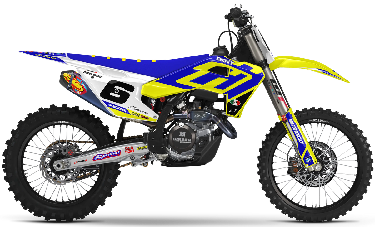Husqvarna Graphics Kit - LAMSON | Yellow  GRAPHIC KIT 