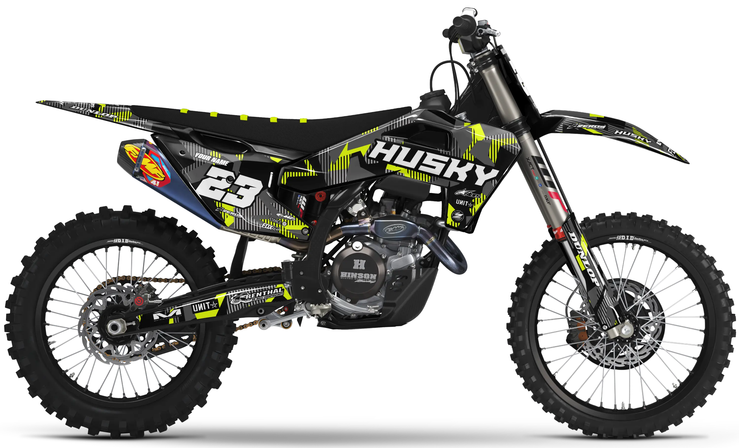 Husqvarna Graphics Kit - LAZR | Black  GRAPHIC KIT 