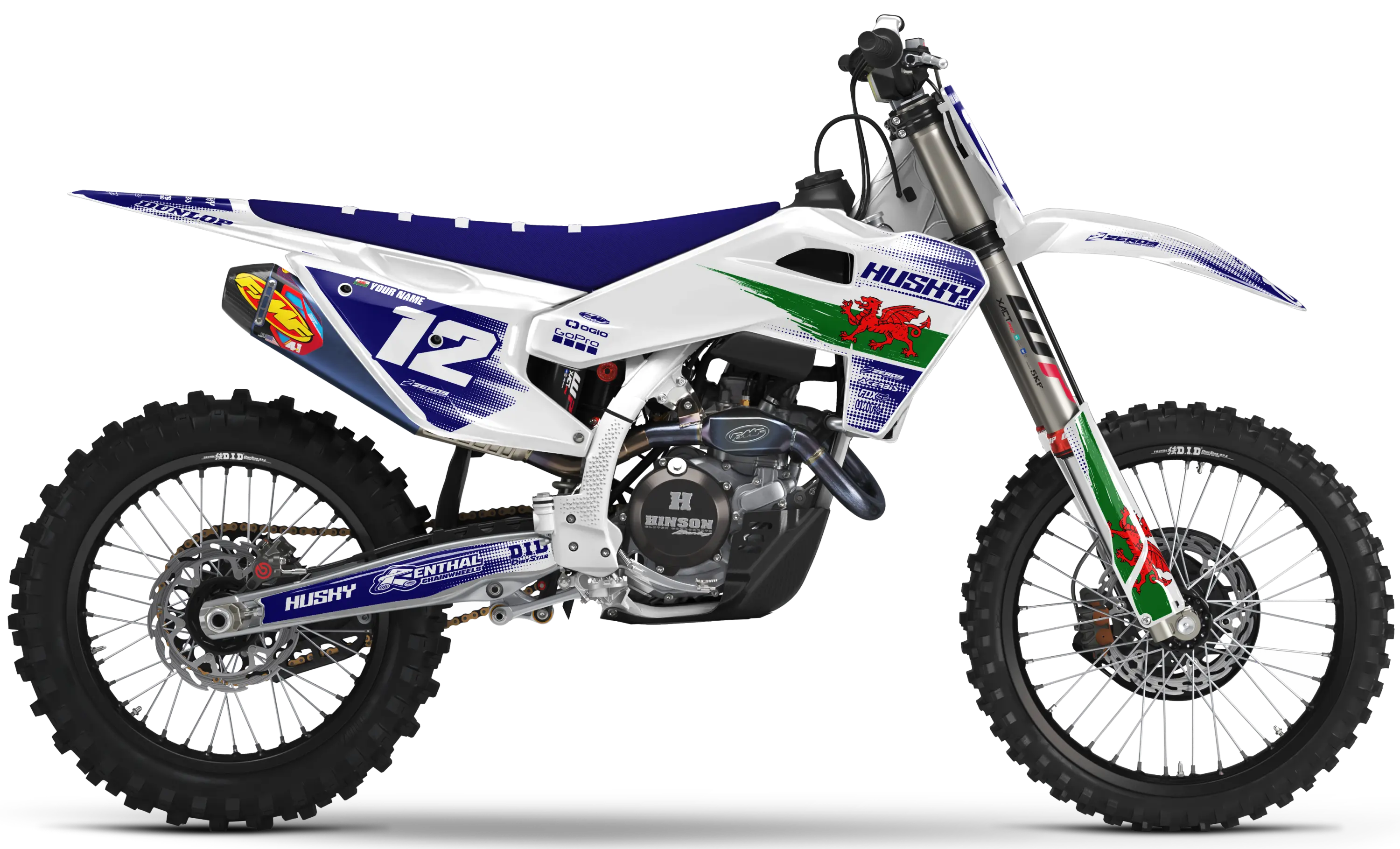 Husqvarna Graphics Kit - PATRIOT | Wales  GRAPHIC KIT 