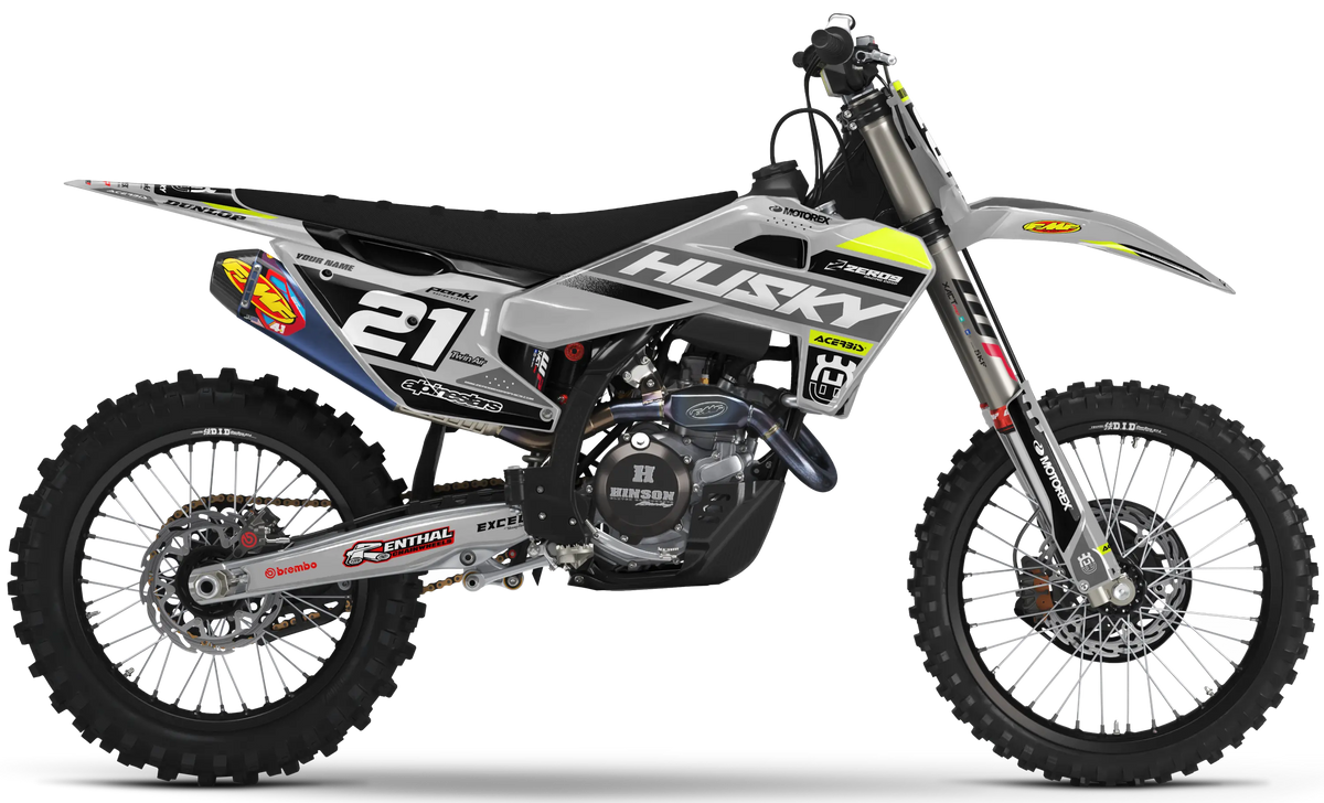 Husqvarna Graphics Kit - RIZE | Grey  GRAPHIC KIT 