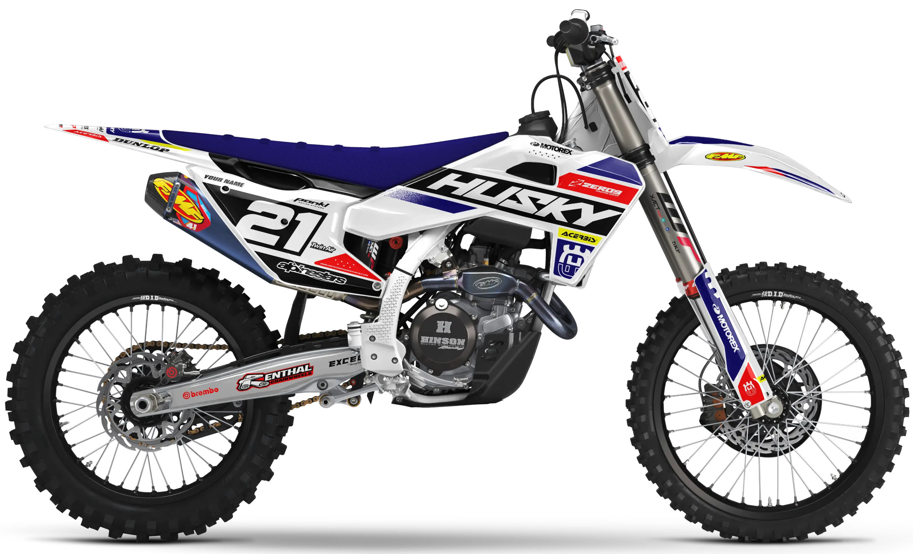 Husqvarna Graphics Kit - RIZE | White  GRAPHIC KIT 