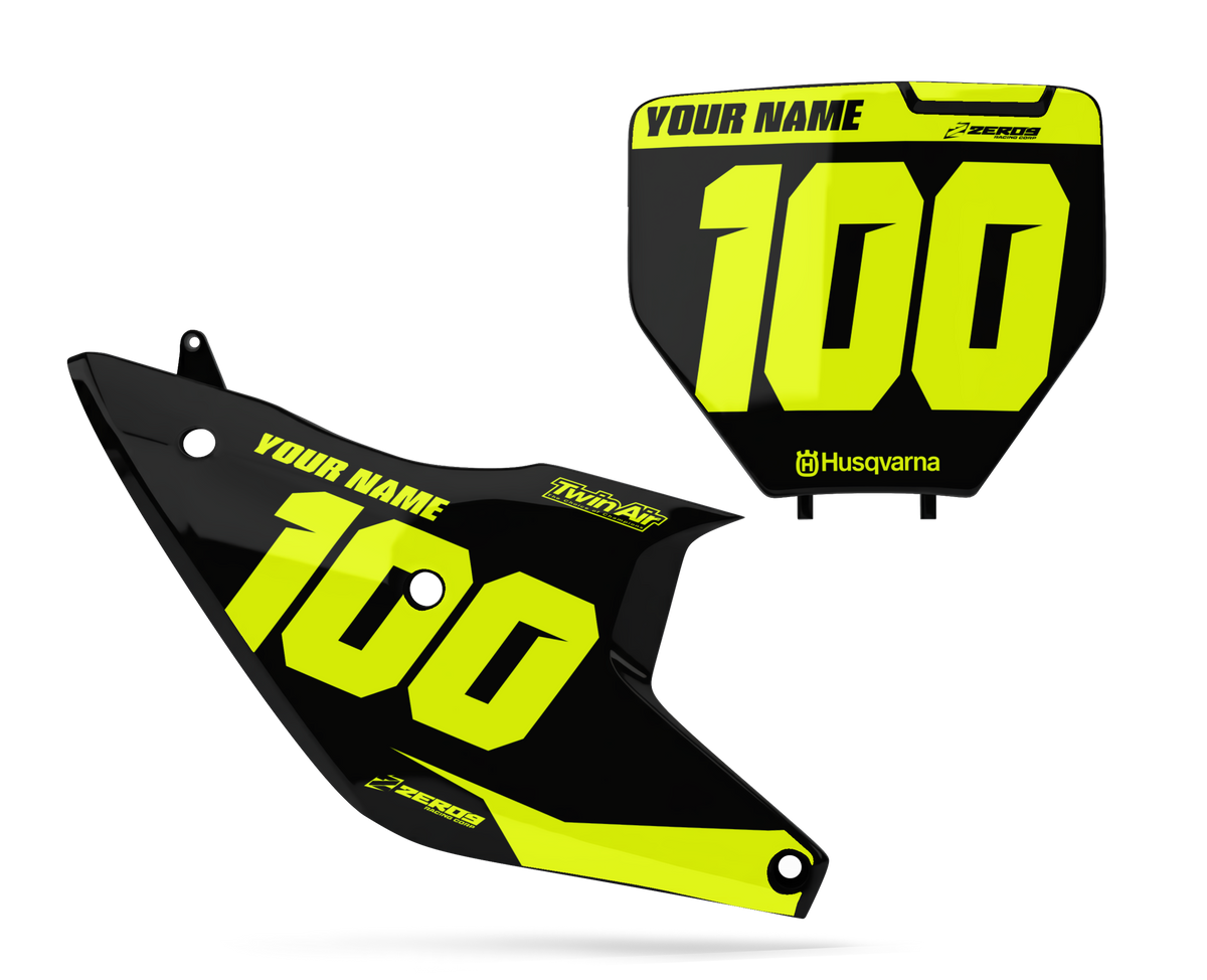Husqvarna Number Plates - Blok  NUMBER PLATES 