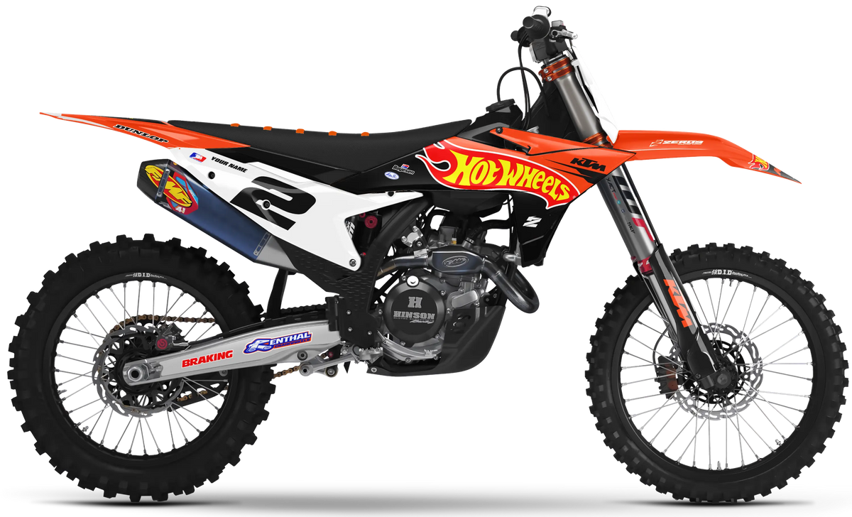 KTM Graphics Kit - Hot Wheels | ZERO9 MX GRAPHICS