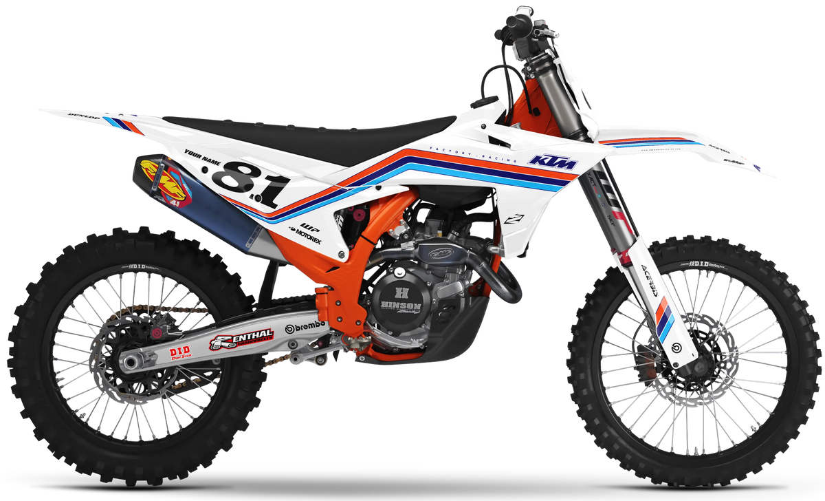 KTM Graphics Kit - Retro 81 | ZERO9 MX GRAPHICS