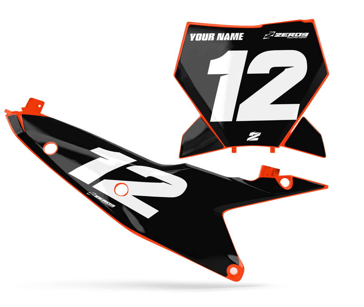 KTM Number Plates - Comp  NUMBER PLATES 