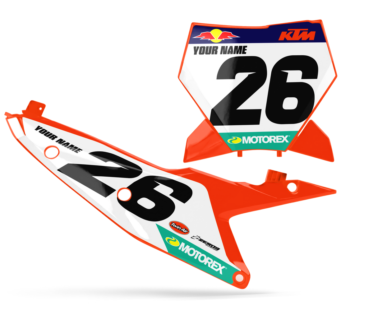 KTM Number Plates - Team  NUMBER PLATES 