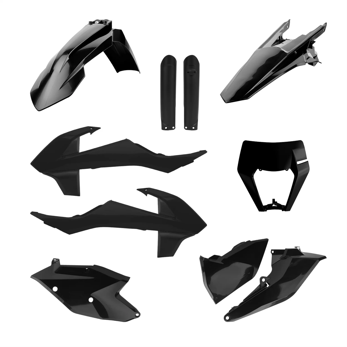KTM Plastics Kit - EXC / EXC-F 2017-2019 - Black  PLASTICS KIT 