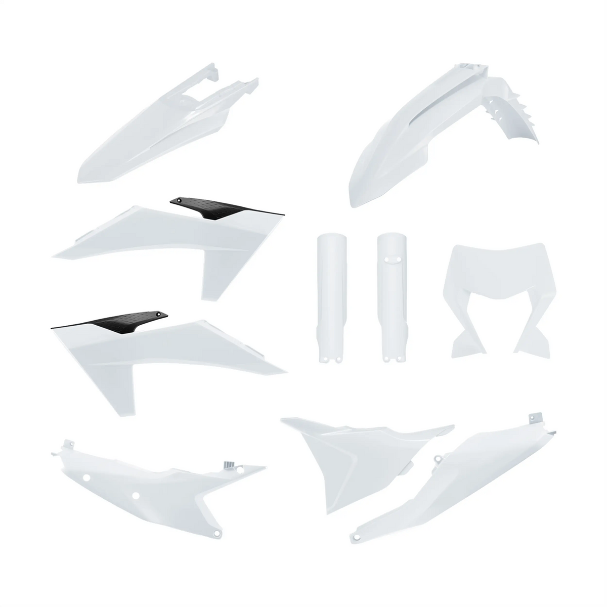 KTM Plastics Kit - EXC / EXC-F 2024-2025 - White  PLASTICS KIT 