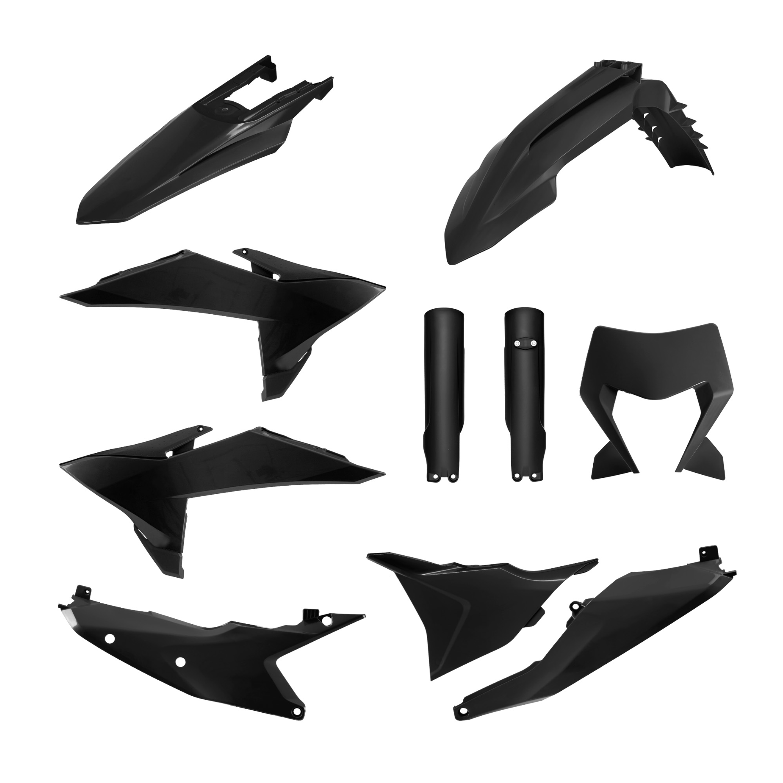 KTM Plastics Kit - EXC / EXC-F 2026-2027 - Black