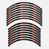 KTM RIM DECALS CORP - BLACK/ORANGE - ZERO9 MX GRAPHICS