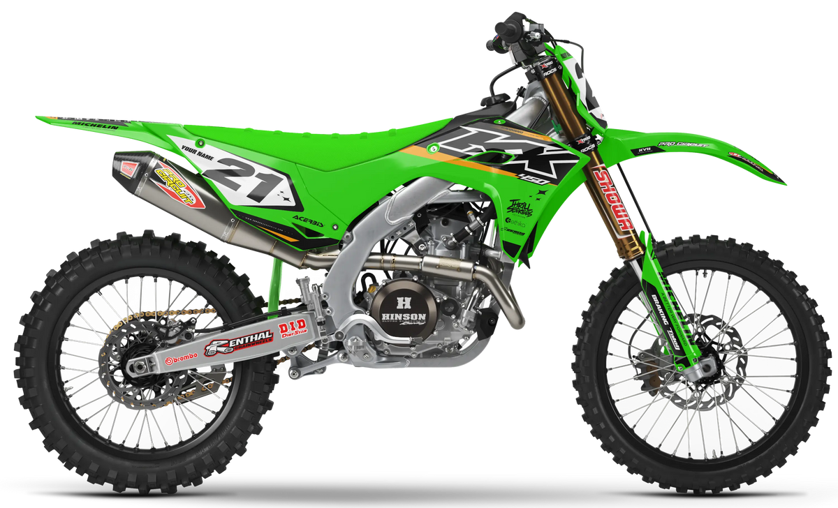 Kawasaki Graphics Kit - APEX | Green  GRAPHIC KIT 